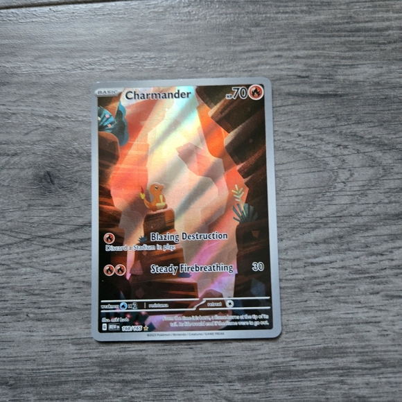 Pokemon Other - Charmander #168 Pokemon Scarlet & Violet 151 Holo Card